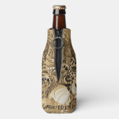 Wild sepia leopard flesjeskoeler (Fles Achterkant)