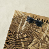 Wild Sepia Leopard   Strandlaken (In situ)