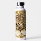 Wild Sepia Leopard  Water Bottle Waterfles (Rechts)