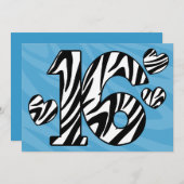 Wild Sixteen Kaart (Voorkant / Achterkant)