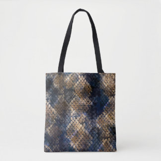 Wild Snakeskin Waterverf Naadloos ontwerp Draagtas