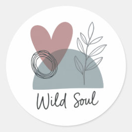 Wild Soul Ronde Sticker