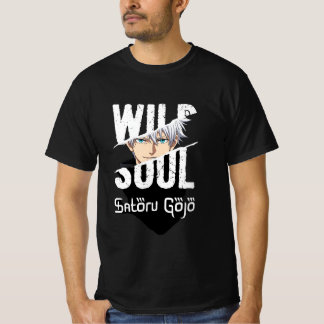Wild Soul – Satoru Gojo Anime Grafische T-Shirt 👕