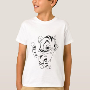 Wild Spirit - Jeugd Tijger Graphic Tri-Blend T-Shi T-shirt