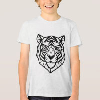 Wild Spirit - Jeugd Tijger Graphic Tri-Blend T-Shi