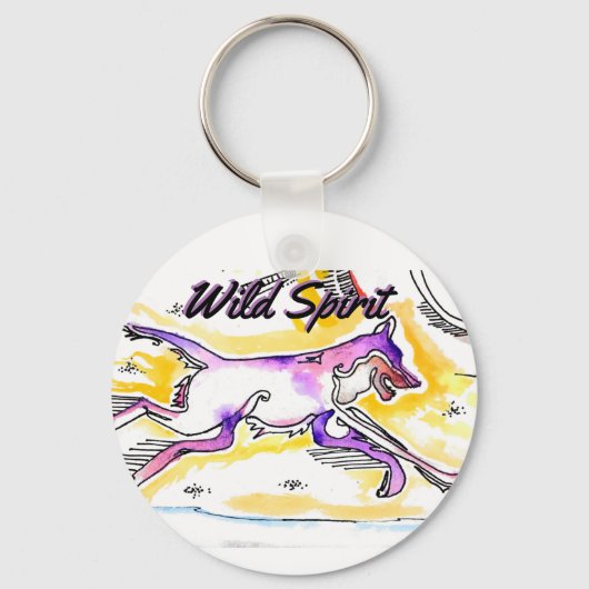 Wild Spirit-sleutelketen Sleutelhanger (Voorkant)