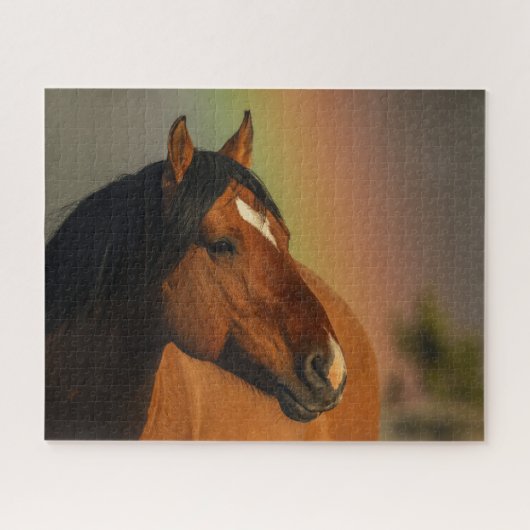 Wild Stallion, Golden Light and Rainbow Legpuzzel (Horizontaal)