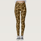 Wild Style Giraffe Skin All-Over Pattern Leggings (Voorkant)