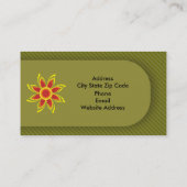 Wild Sun Designs Cartes de visite. (Dos)