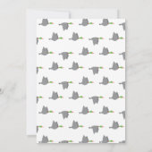 Wild Swamp Creatures Baby shower Kaart (Achterkant)