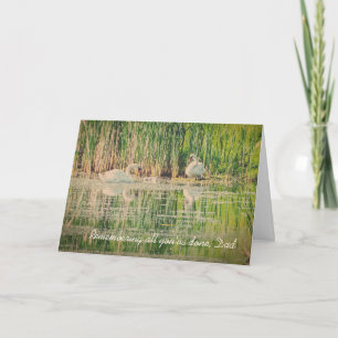 Wild Swans Fathers Day Kaart