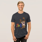 Wild TAZ™ Tri-Blend Shirt (Voorkant volledig)