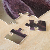 Wild Texas Deer sluit ogen op Puzzle Legpuzzel (Zijkant)