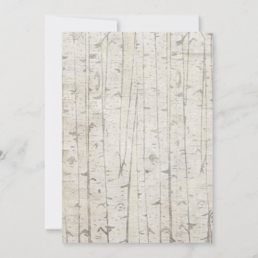 Wild Thing Big Bear Première Invitation d'annivers (Dos)