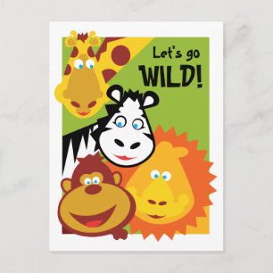 Wild Thing - Carte - Invitation d'anniversaire
