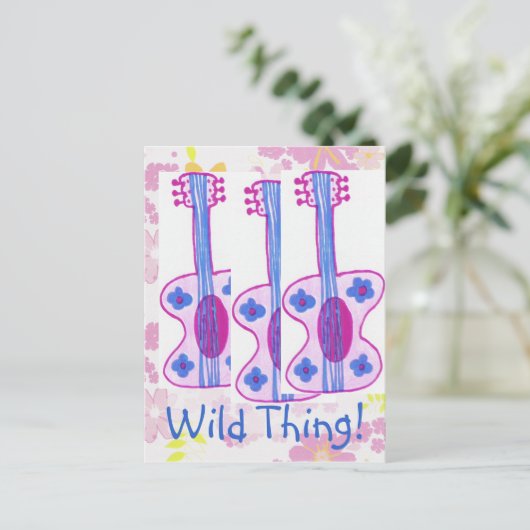 Wild Thing ! Carte postale (Debout devant)