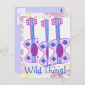 Wild Thing ! Carte postale (Devant / Derrière)