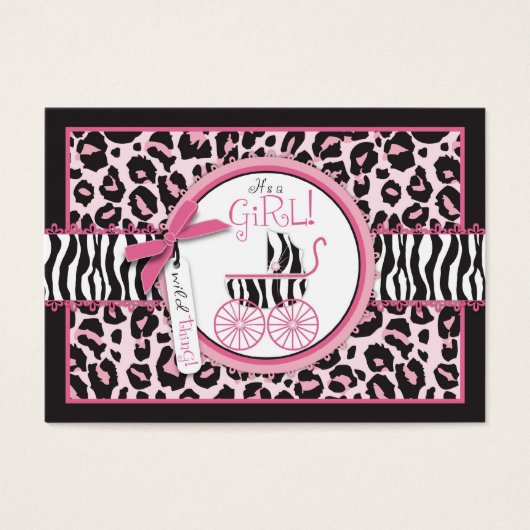 Wild Thing Gift Label Visitekaartjes (Voorkant)