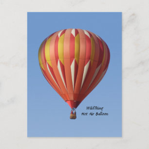 Wild Thing Hot Air Ballon Briefkaart