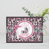 Wild Thing Invitation Card B Kaart (Staand voorkant)