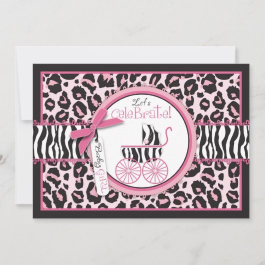 Wild Thing Invitation Card Kaart (Voorkant)