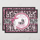 Wild Thing Invitation Card Kaart (Voorkant / Achterkant)