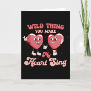 Wild Thing Je Laat Mijn Hart Zingen Funny Spreuken Kaart