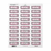 Wild Thing Return Label B (Full Sheet)