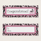 Wild Thing Skinny Carte cadeau 2 (Devant & derrière)