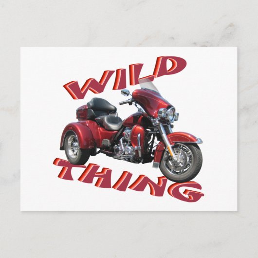 Wild Thing Trike Briefkaart (Voorkant)