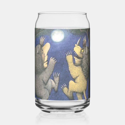 Wild Things and Max Dancing in Moonlight Blikvorm Glas (Voorkant)