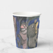 Wild Things and Max Dancing in Moonlight Papieren Bekers (Rechts)