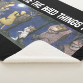 Wild Things and Max Dancing in Moonlight Sherpa Deken (3/4)