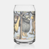 Wild Things and Max Swinging From Trees Blikvorm Glas (Achterkant)