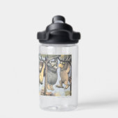 Wild Things and Max Swinging From Trees Waterfles (Achterkant)