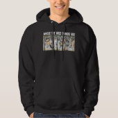 Wild Things en Max Swinging van de bomen Hoodie (Voorkant)