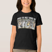 Wild Things en Max Swinging van de bomen Tri-Blend Shirt (Voorkant)