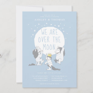 Wild Things   Over the Moon Jongens Baby Shower Kaart