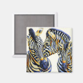 Wild Things - Zebra Magnet Magneet (Voorkant / Achterkant)