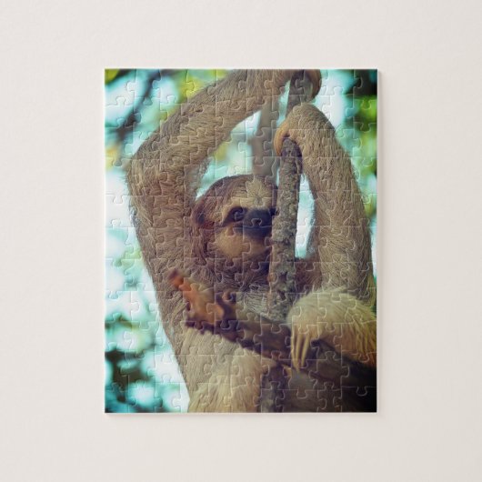 Wild Three Toed Sloth Puzzle Legpuzzel (Verticaal)