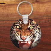 Wild Tiger Artwork Sleutelhanger (Voorkant)