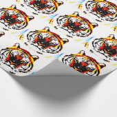 Wild Tiger Eyes Cadeaupapier (Hoek)