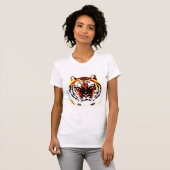 Wild Tiger Pop Art T-shirt (Voorkant volledig)