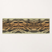 Wild Tiger Print Yogamat (Voorkant (horizontaal))