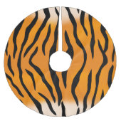 Wild Tiger Stripes Pattern Kerstboom Rok (Voorkant)