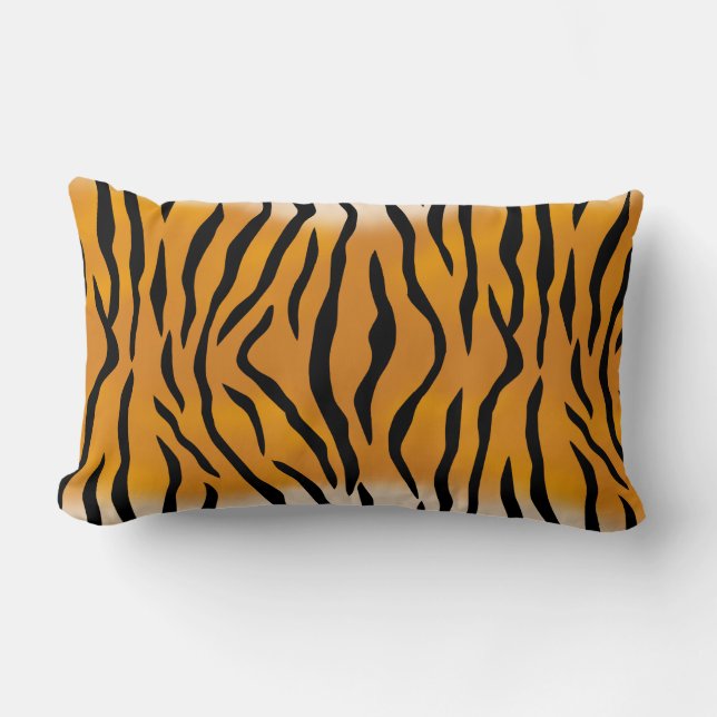 Wild Tiger Stripes Pattern Kussen (Voorkant)