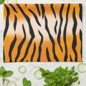 Wild Tiger Stripes Pattern Theedoek (Gevouwen)