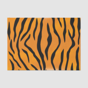 Wild Tiger Stripes Pattern Tissuepapier