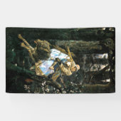 Wild Timber Wolf Carrying Girl Spandoek (Horizontaal)