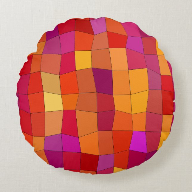 Wild Timez.... Rond Kussen (Voorkant)